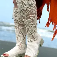 بافت و فروش بوتهای شیک قلاب بافی|کیف، کفش، کمربند|قائم‌شهر, |دیوار