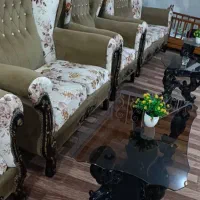 مبل سلطنتی ۷ نفره|مبلمان خانگی و میز عسلی|اندیمشک, |دیوار