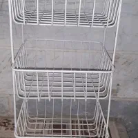 سبد ۳طبقه جای پیاز و سیب زمینی