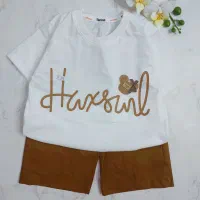 لباس دخترانه، تیشرت و شلوارک سایز 45-50