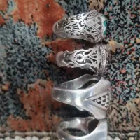 تعدادی انگشتر دست ساز نقره 925|جواهرات|آشتیان, |دیوار