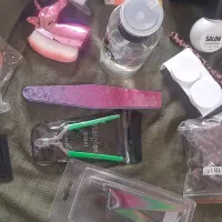 وسایل کاشت ناخن کامل نو و تمیز|آرایشی، بهداشتی، درمانی|اردبیل, |دیوار