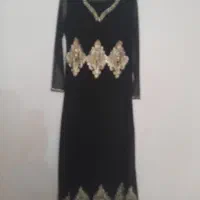 لباس ماکسی سنگدوزی شده