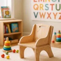 صندلی کودک چوبی