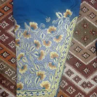 شلوار و پیراهن با نخ خوس گلابتون