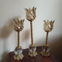 شمعدان برنز لاله