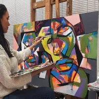 مدرس حرفه ای نقاشی اکریلیک و رنگ روغن