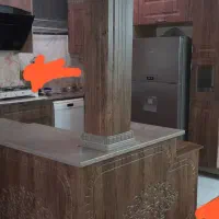 کابینت MDF رومی و هود رابیتس و سینک ظرفشویی