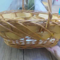 سبد حصیری بزرگ