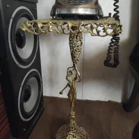 میز تلفن برنجی