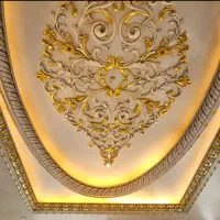 گچکاری،گچبری و ابزار زنی و انواع طرح نور مخفی