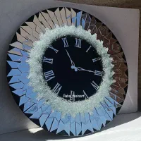 ساعت دیواری رزین|ساعت دیواری و تزئینی|آباده, |دیوار