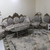 مبل سلطنتی ۹ نفره در حد نو|مبلمان خانگی و میز عسلی|تهران, والفجر (افسریه)|دیوار