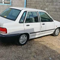 پراید مدل 86 دوگانه دست سفید یه ال رنگ دارد