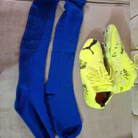 کتونی فوتبال پوما کاملا سالم‌سازی|تجهیزات ورزشی|شفت, |دیوار