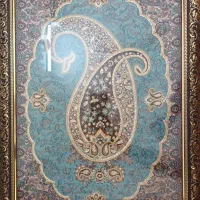 تابلو ترمه رضایی سرمه دوزی