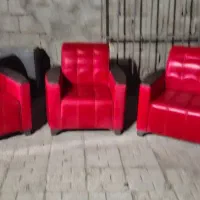 مبل چرم 8نفره|مبلمان خانگی و میز عسلی|زاهدان, |دیوار