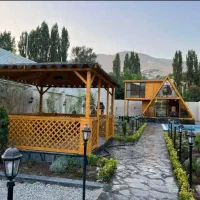 کلبه سویسی لواسان استخر دار