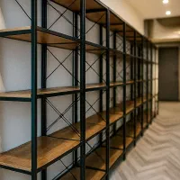 میز، دکوراسیون مغازه، قفسه، ام دی اف و کابینت|کتابخانه، شلف، قفسه‌های دیواری|رباط‌کریم, شهرک صنعتی نصیرآباد|دیوار