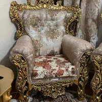 مبلمان ۹ نفره همراه با روکش پارچه ای|مبلمان خانگی و میز عسلی|تهران, طیب|دیوار