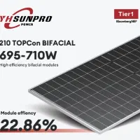 فروش عمده پنل خورشیدی Sunpro 710W