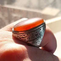 انگشتر عقیق یمنی کهنه رکاب قلم|جواهرات|تهران, اختیاریه|دیوار