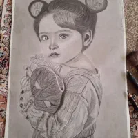 نقاشی سیاهقلم|تابلو، نقاشی، عکس|یزد, |دیوار