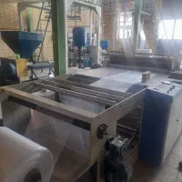 دستگاه دوخت و برش نایلون عرض ۱۱۰ در حد صفر