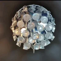 دو عدد لوستر ۸ شعله و ۴ شعله تقریبا نو