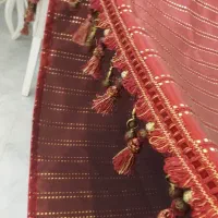 یک جفت پرده کناره دوخته شده