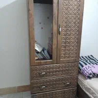 کمد کشودار اینه قدی بخاری چوب کار