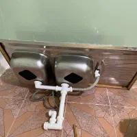 سینک و شیرظرفشویی شیبه ،درکابینت با لولا ودستگیره