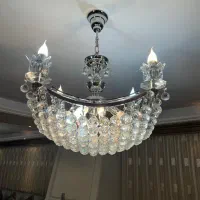 فروش دو عدد لوستر تمام کریستال|لوستر و چراغ آویز|تبریز, |دیوار