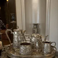 سرویس چایخوری نقره