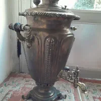 سماور خارجی قدیمی عتیقه|کلکسیون اشیاء عتیقه|قم, سالاریه|دیوار