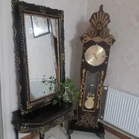 آینه شمعدونی و ساعت