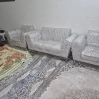 مبلمان هفت نفره بسیار تمیز و کاملا سالم|مبلمان خانگی و میز عسلی|شیراز, کوشک میدان|دیوار