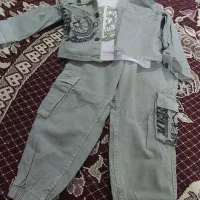 دو دست لباس دخترانه شیک و ۱ ست لباس پسرانه سویشرت|لباس|صومعه‌سرا, |دیوار