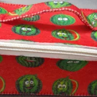 کیف ارایشی چمدانی، کتابی دست دوززیباشیک بادوام|کیف، کفش، کمربند|زنجان, |دیوار