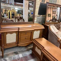 آیینه کنسول و میزتی وی ست شرکتی دوکاس چوب خ شهدا