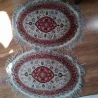 فرش دستباف بیضی جفت 50 رج تبریز|فرش|کرج, جهان‌شهر|دیوار