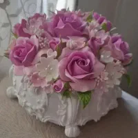 گل و شمع دکوری .تزیینی .کادویی