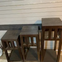 چارپایه چوبی|صندلی و نیمکت|شازند, |دیوار