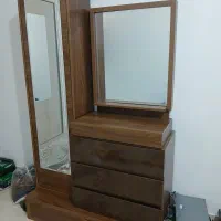 سرویس خواب همش نو زیاد استفاده نشده|تخت و سرویس خواب|اشتهارد, |دیوار