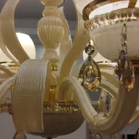 لوستر ۶ شعله کاملا نو|لوستر و چراغ آویز|تهران, تهرانسر شرقی|دیوار