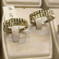 ست انگشتر حلقه نمادار و سبک وزن وزن حلقه مردانه۲