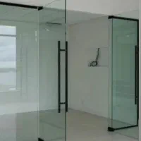 شیشه سکوریت  حمام مستر  پارتیشن شیشه ای کرکره برقی