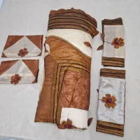رو تختی دو نفره ۵ تکه ساتین|سرویس روتختی|سقز, |دیوار