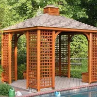 طراحی و ساخت آلاچیق و کلبه چوبی|خدمات پیشه و مهارت|بابل, |دیوار