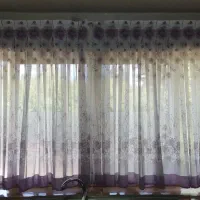 پرده با میله پرده|پرده، رانر، رومیزی|ساری, |دیوار